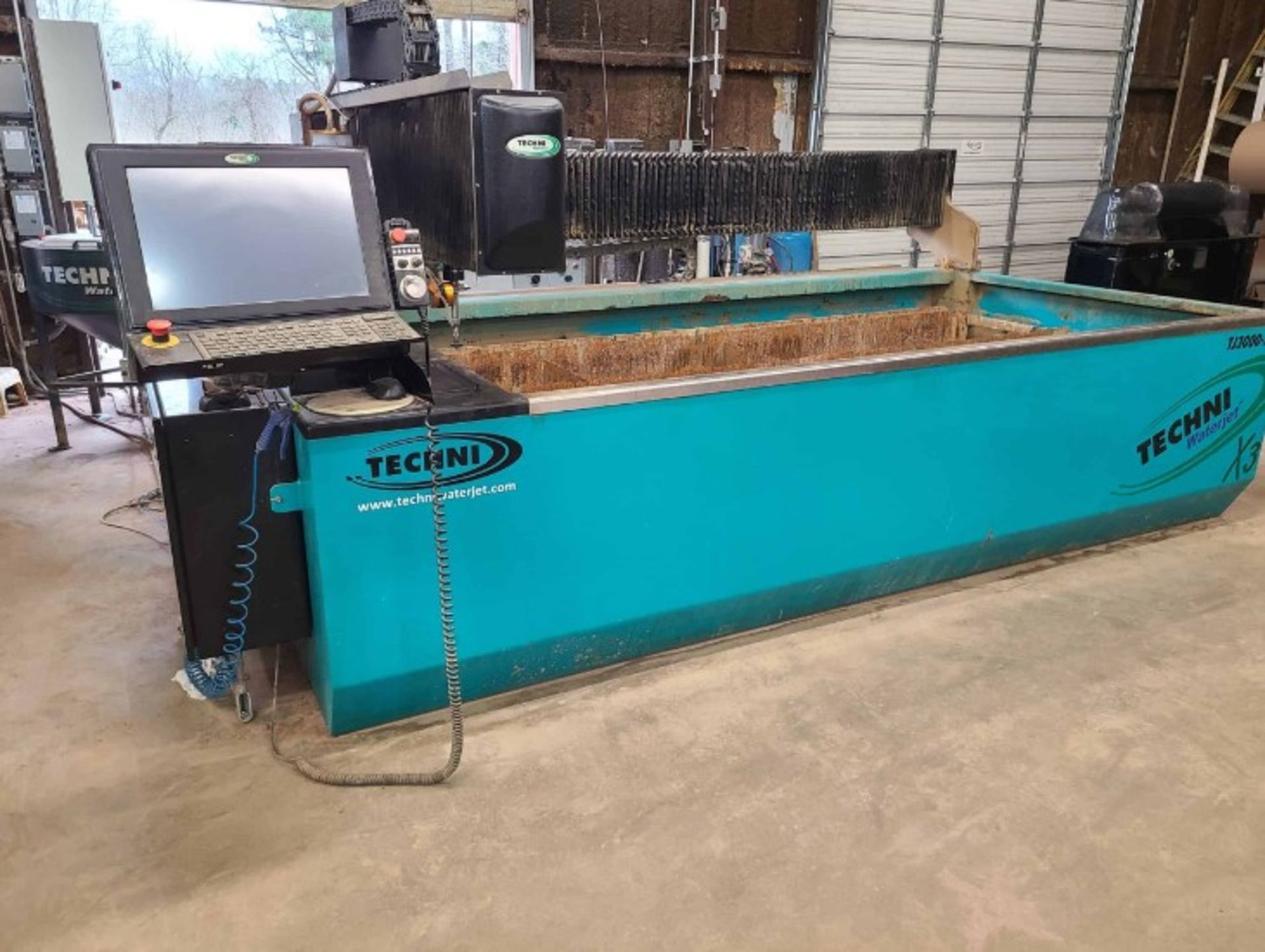 2019 Techni TJ3000-X3, 5.2' x 10.3' CNC Waterjet - Image 2 of 16