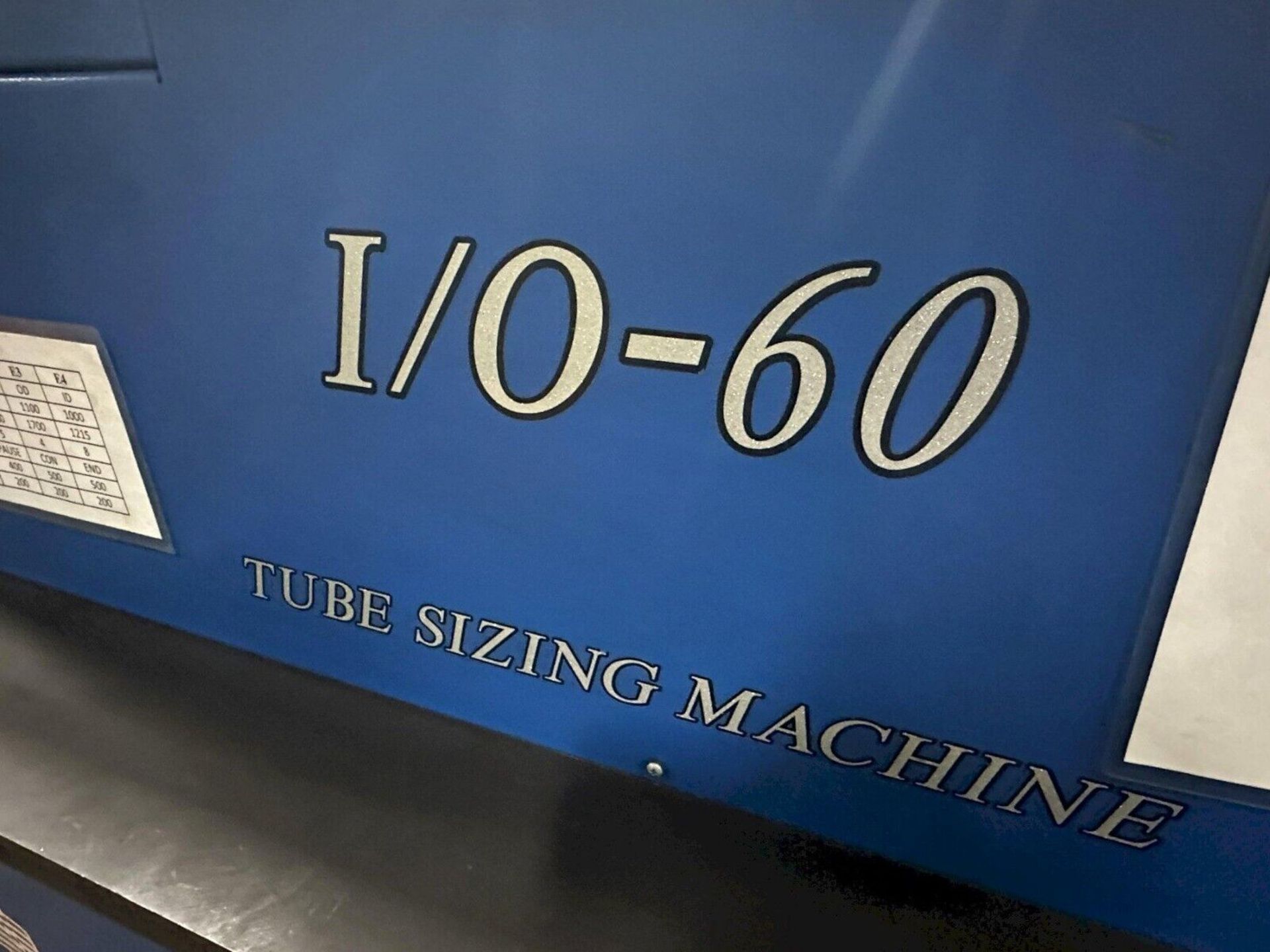 2011 Proto-1 I/O-60, Tube End Forming Machine - Image 6 of 8