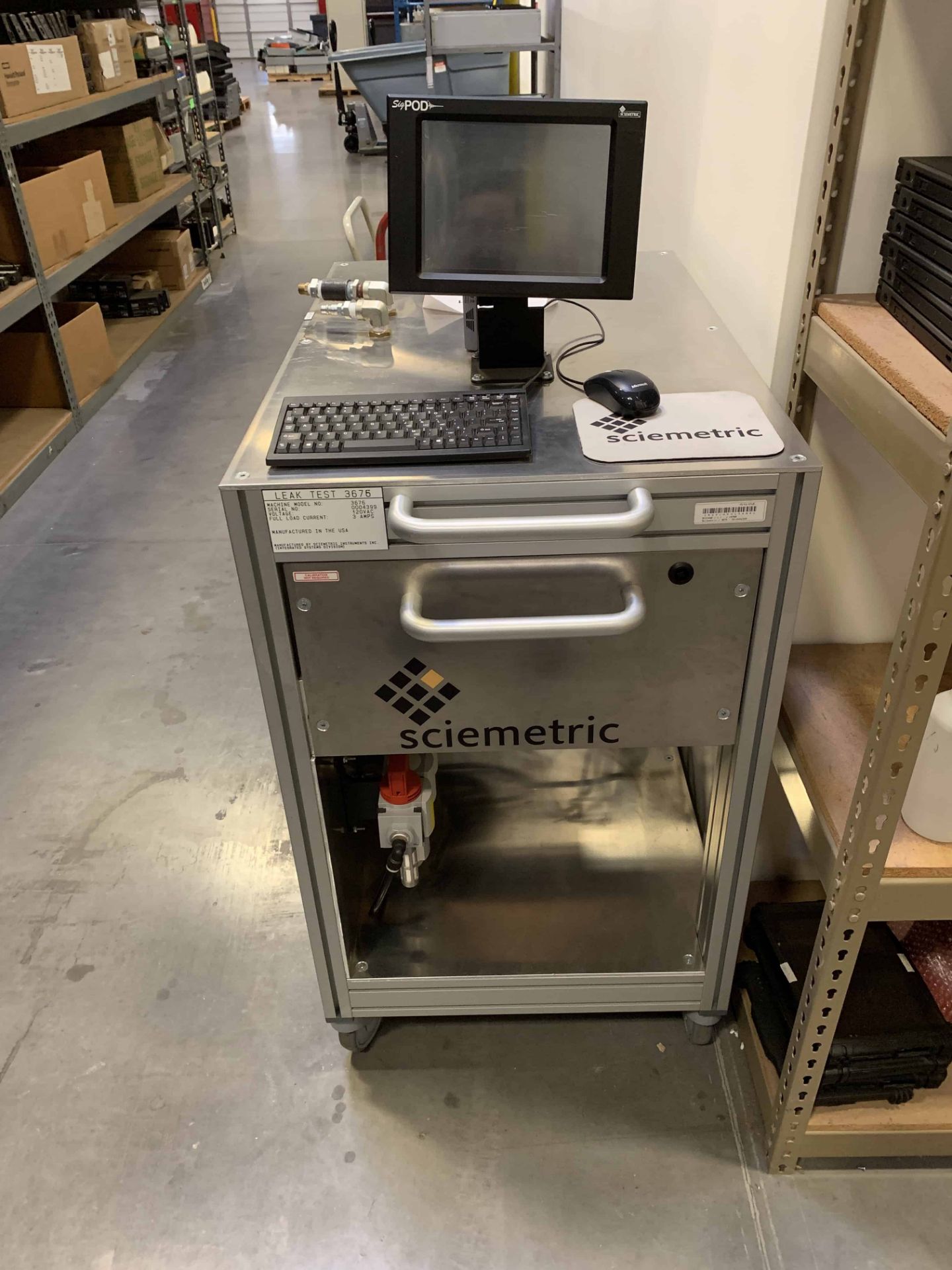 2017 Sciemetric Sentinel CTS Leak Test 3676, Gear Inspection Equipment