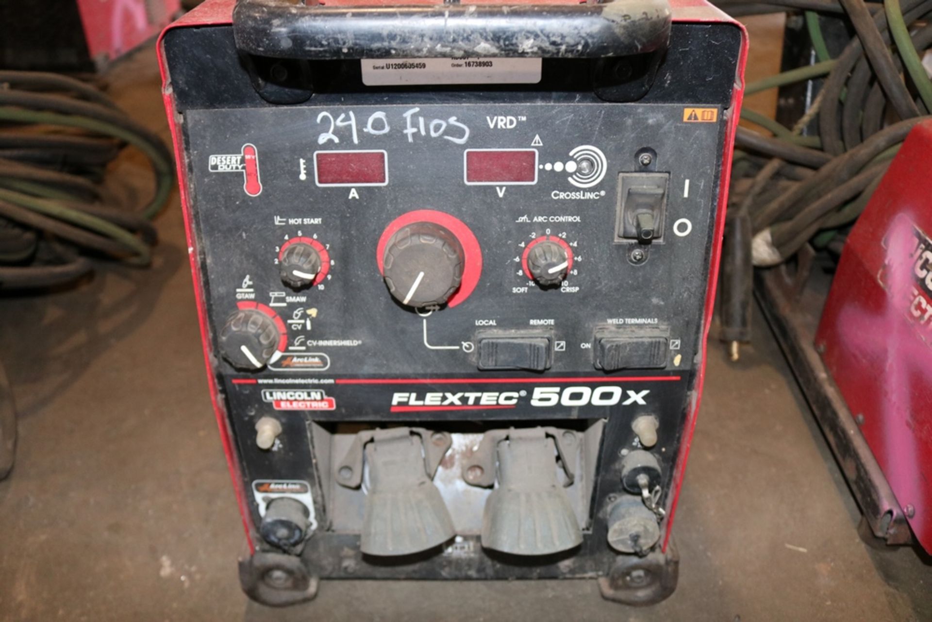 2020 Lincoln Electric Flextec 500X Welder with LF-72 Feeder - Image 6 of 8