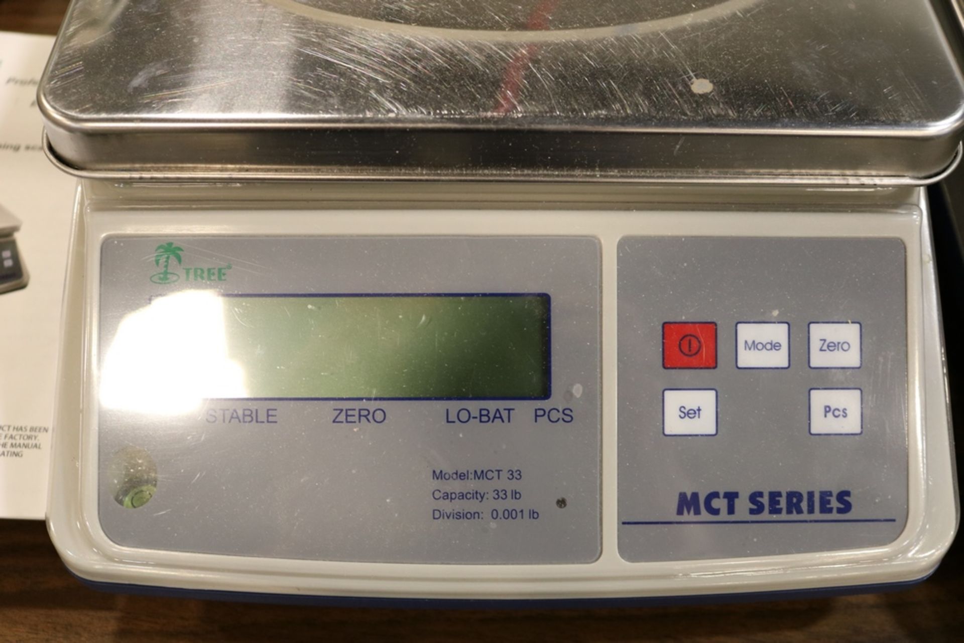 (2) Tree MCT 22 Series Intelligent Weighing Scale 33 lb Capacity Mid COunting Scale - Image 6 of 7