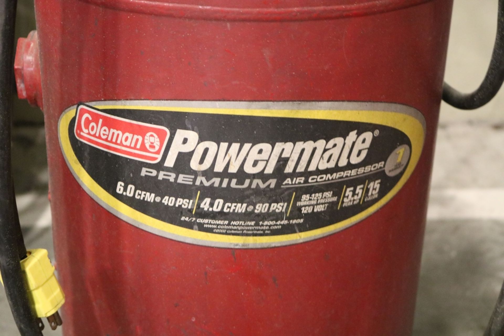 Like New Craftsman 6 Gallon Air Compressor and Coleman Powermate 15 Gallon Portable Air Compressor - Image 5 of 5