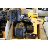 (2) Atlas Copco 18v BCP BL-2-106 Pistol Cordless Screwdriver with a Range of Torques with