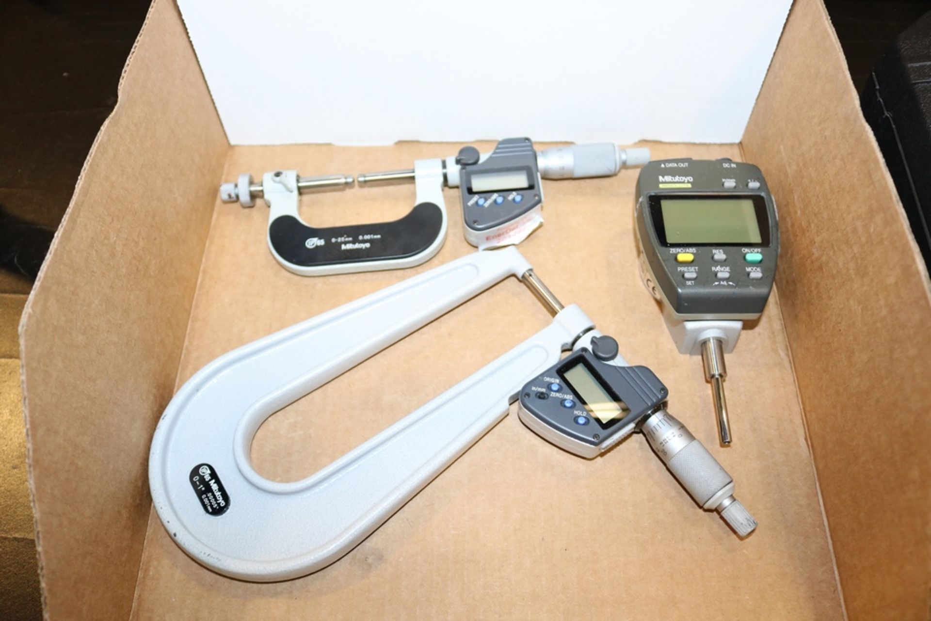 Mitutoyo IP 65 Digital Sheet Metal Micrometer, Mitutoyo 0-25 mm - 0.001 mm, Gear Tooth Digital