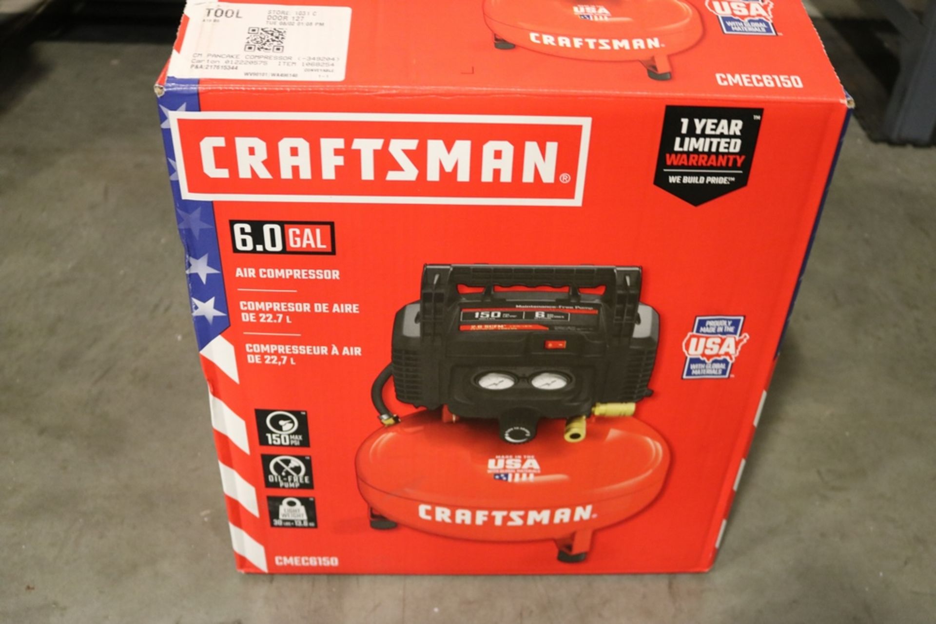 Like New Craftsman 6 Gallon Air Compressor and Coleman Powermate 15 Gallon Portable Air Compressor - Image 2 of 5