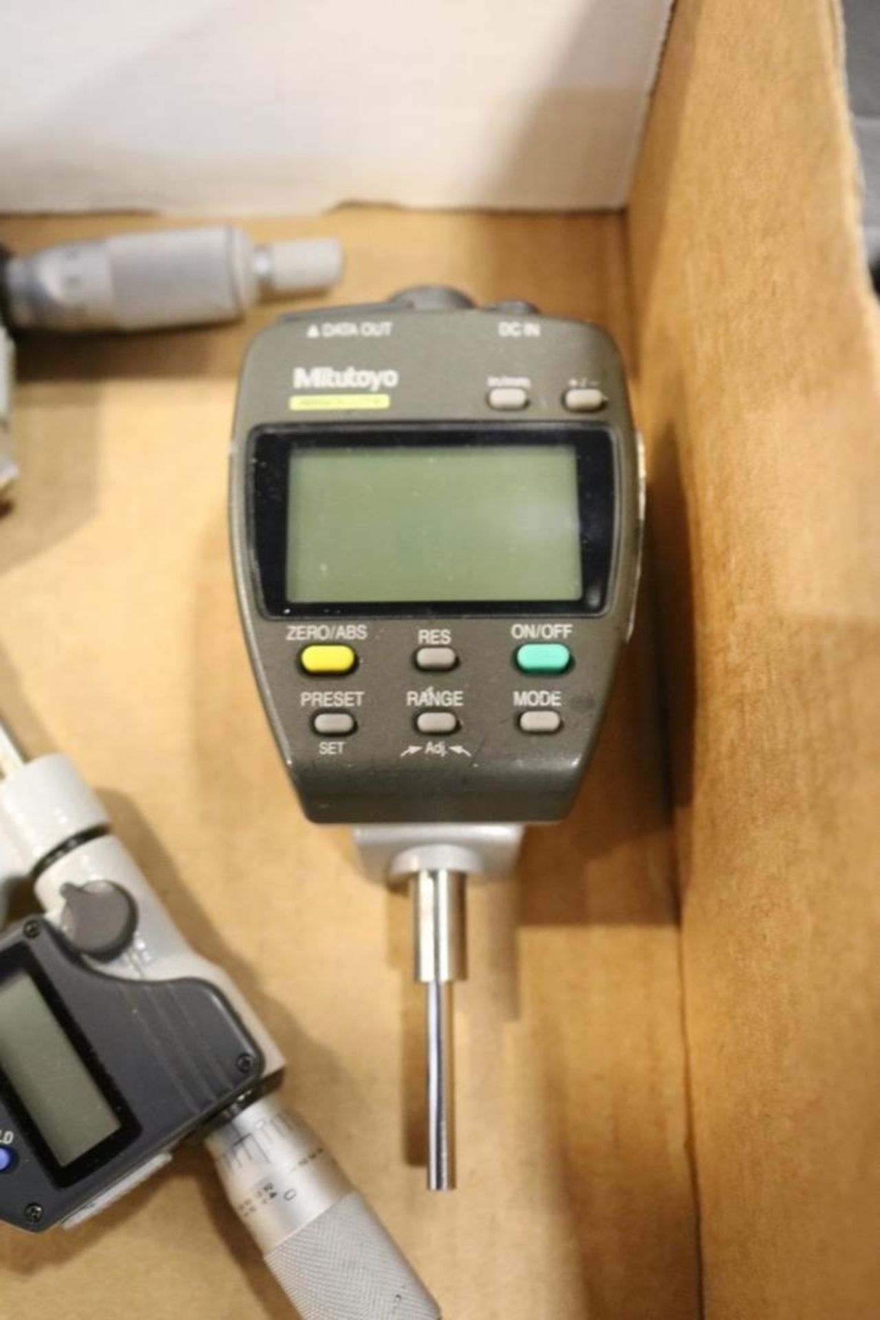 Mitutoyo IP 65 Digital Sheet Metal Micrometer, Mitutoyo 0-25 mm - 0.001 mm, Gear Tooth Digital - Image 4 of 5