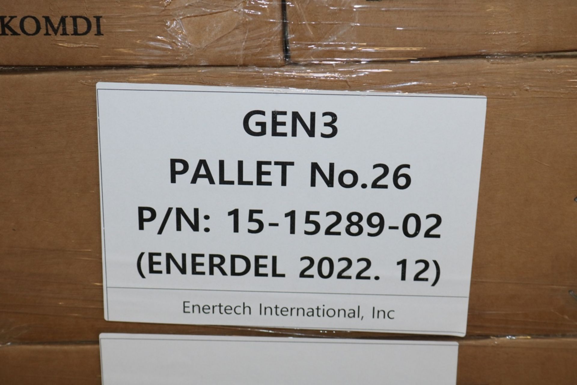 Gen 3, Condor, 3.7V Lithium Ion Battery Cells (Total) 1152 - Image 3 of 5