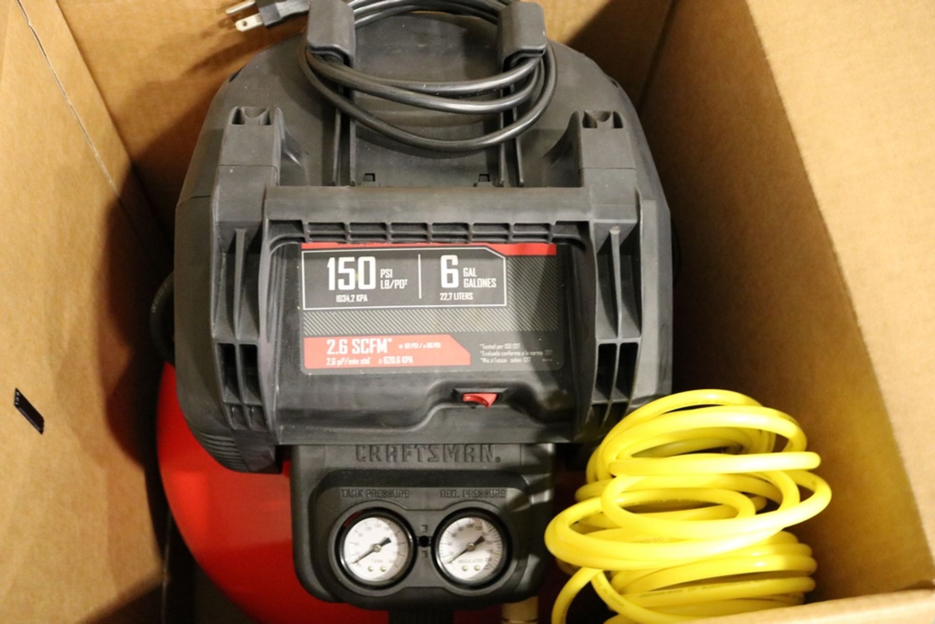 Like New Craftsman 6 Gallon Air Compressor and Coleman Powermate 15 Gallon Portable Air Compressor - Image 3 of 5