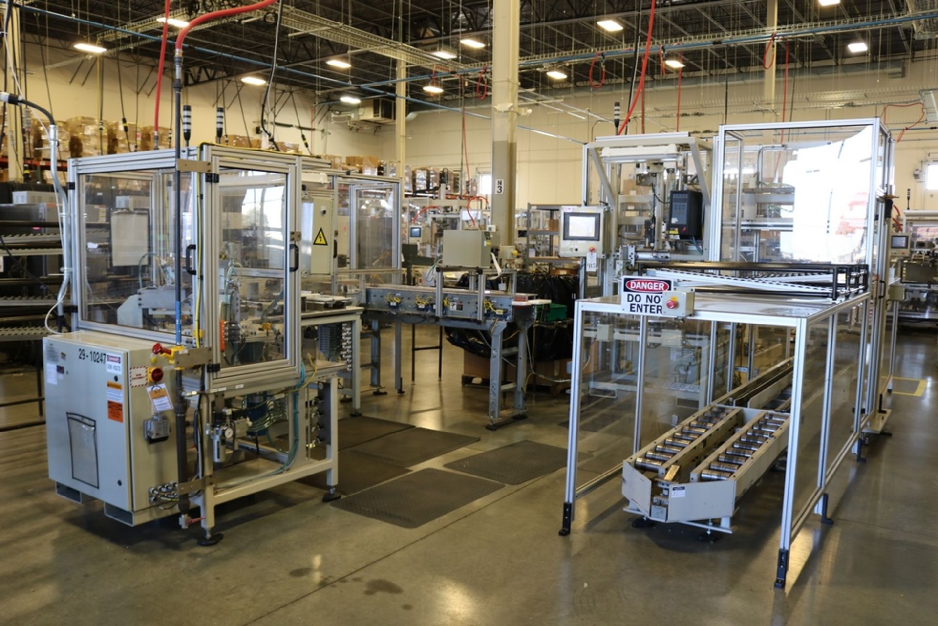 3 Station Automated Module Assembly Line Built by Pro Tech Machine for Enerdel Module Assembly