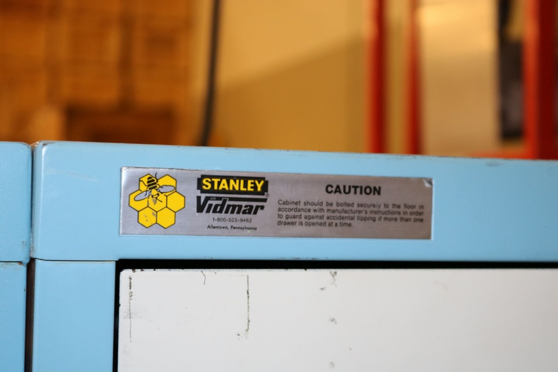 Stanley Vidmar 6 Drawer Cabinet Misc Nuts Bolts Allen Head Ring Terminals, Fuses, Wiring Connectors, - Image 2 of 8