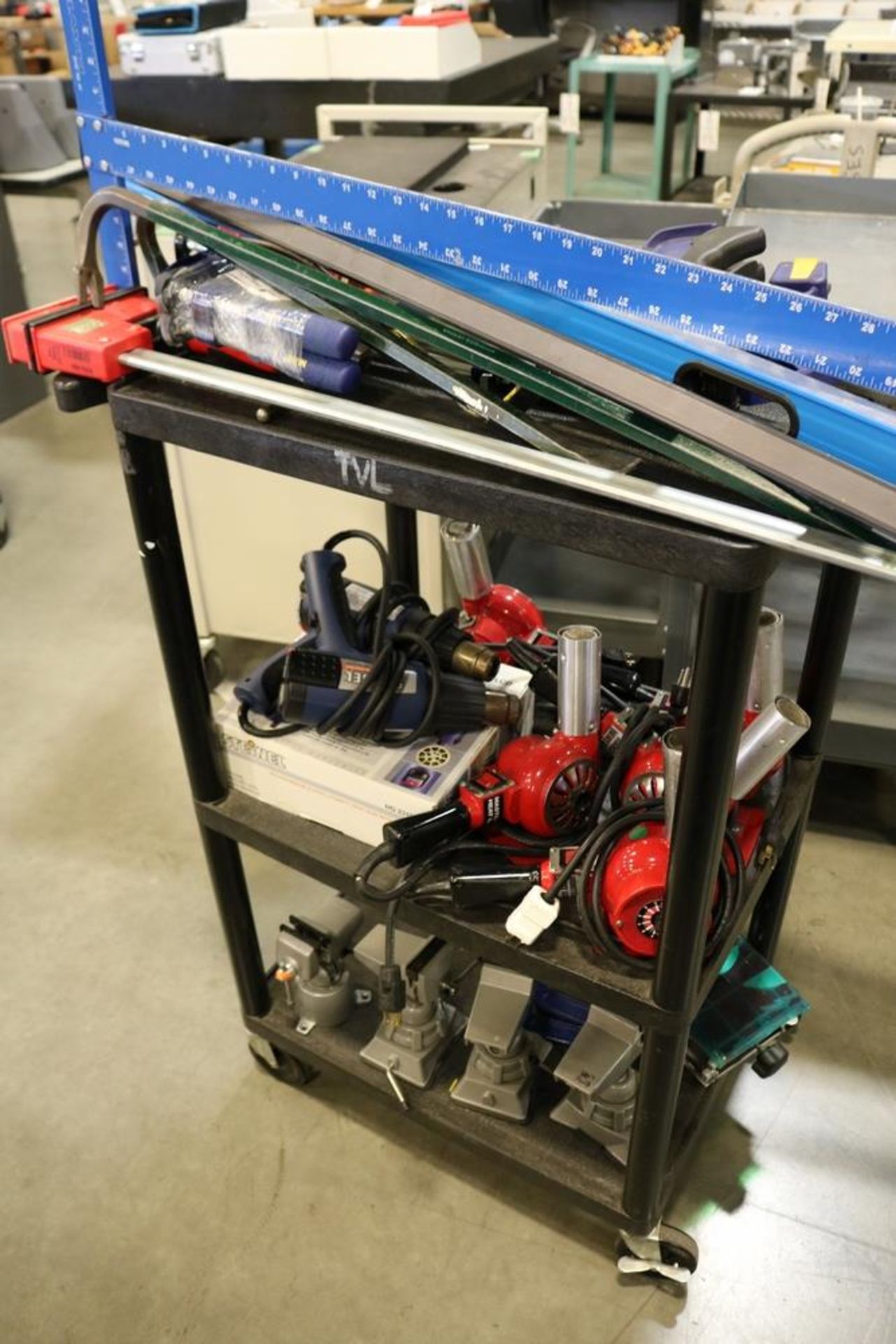 3 Tier Shop Cart Full of (5) Master Heat Guns, (3) Steinel Programmable Intelli-Temp Heat Gun with - Image 12 of 14