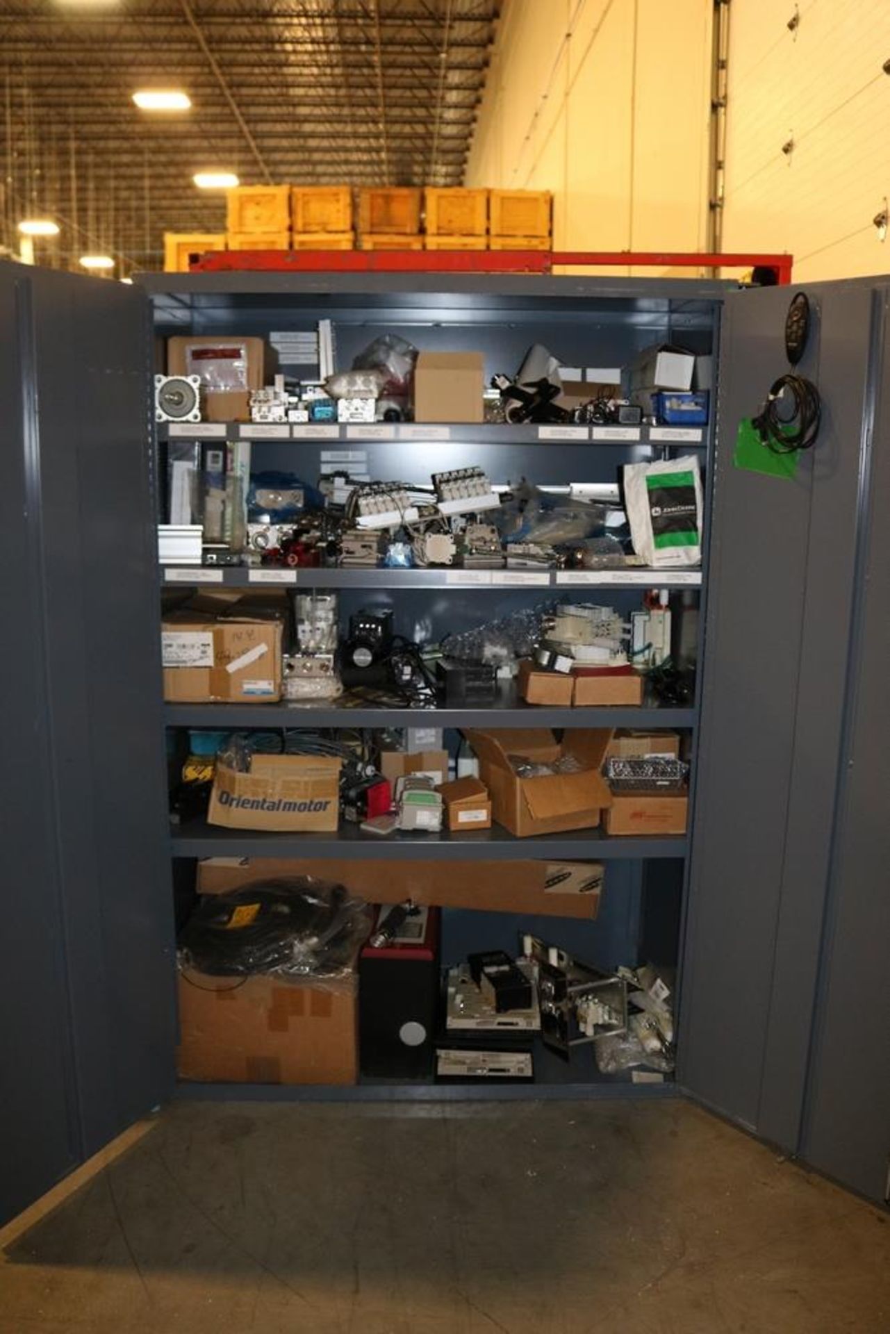 Durham MFG 5 Tier Metal Cabinet w/ Contents Replacement Parts for Protech Line Drive Unit & Others - Image 2 of 12
