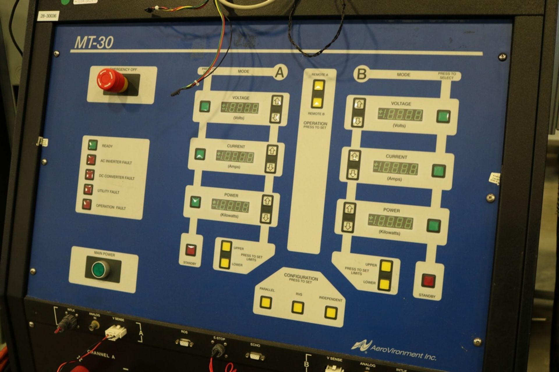 2002 AeroVironment Inc MT-30 Model 06200-002 S/n: 00024 Dual Channel cycling Station for Modules, - Image 6 of 8