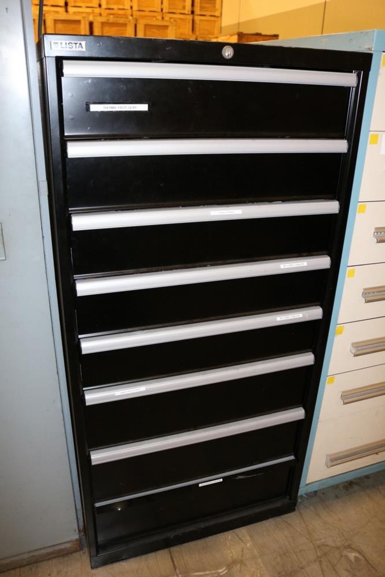 Lista 8 Drawer Heavy Duty Cabinet Thermal Past Gear, Scanner, Panel Box Accessories Allen Bradley