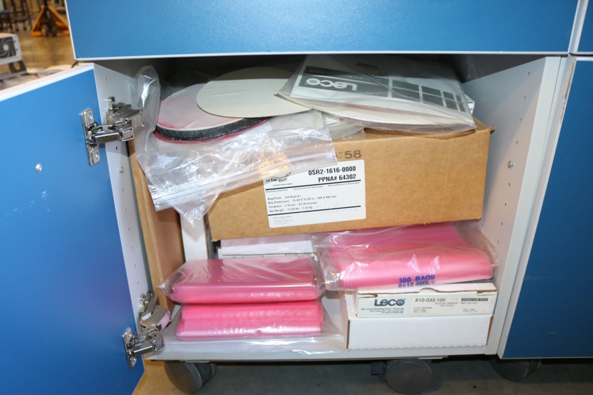 (3) Rolling Office Cabinet With Contents, Tools, Inspection Materials and Others - Image 3 of 7