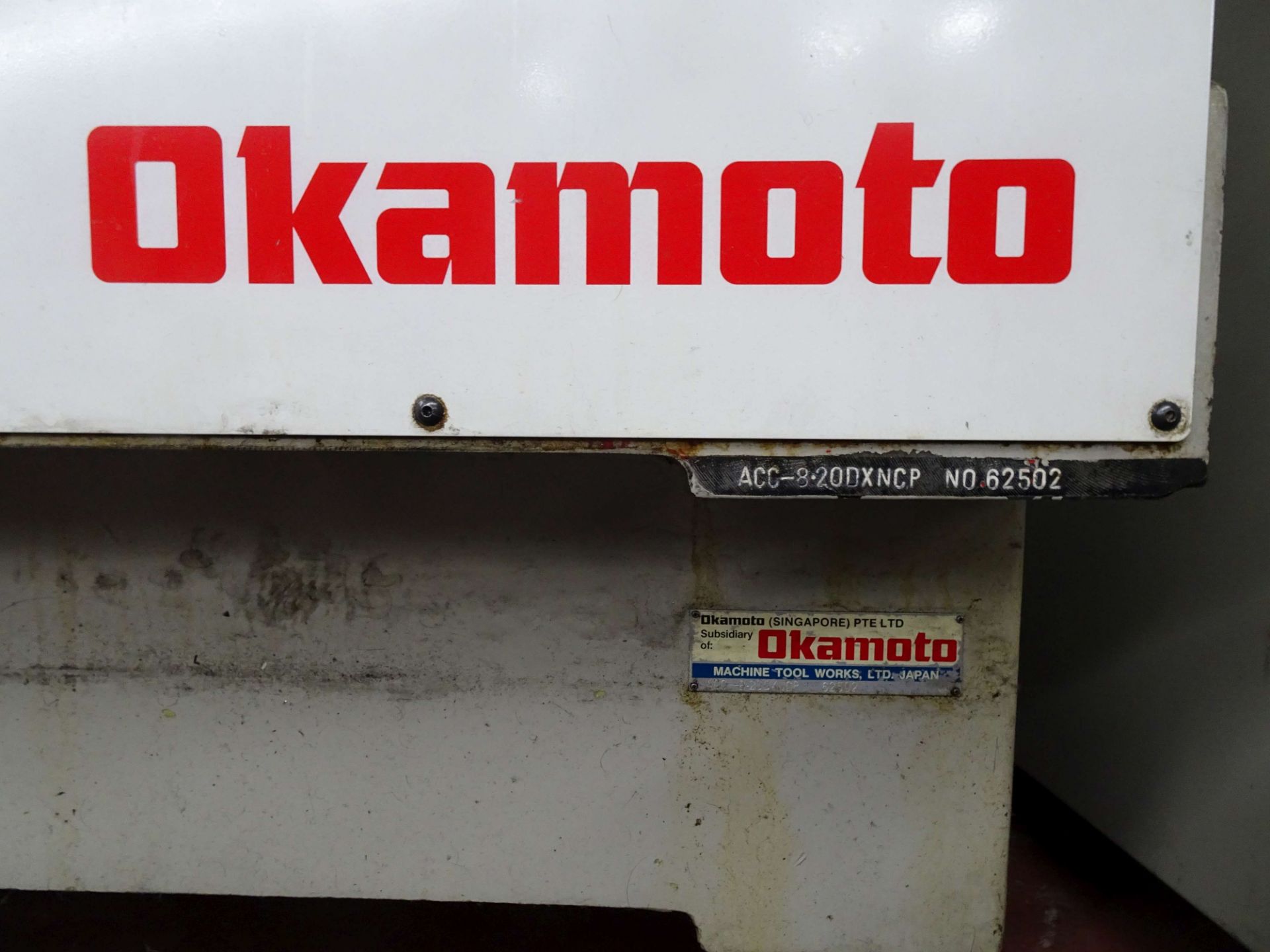 Okamoto 8" x 20" CNC Grinder - Image 21 of 22
