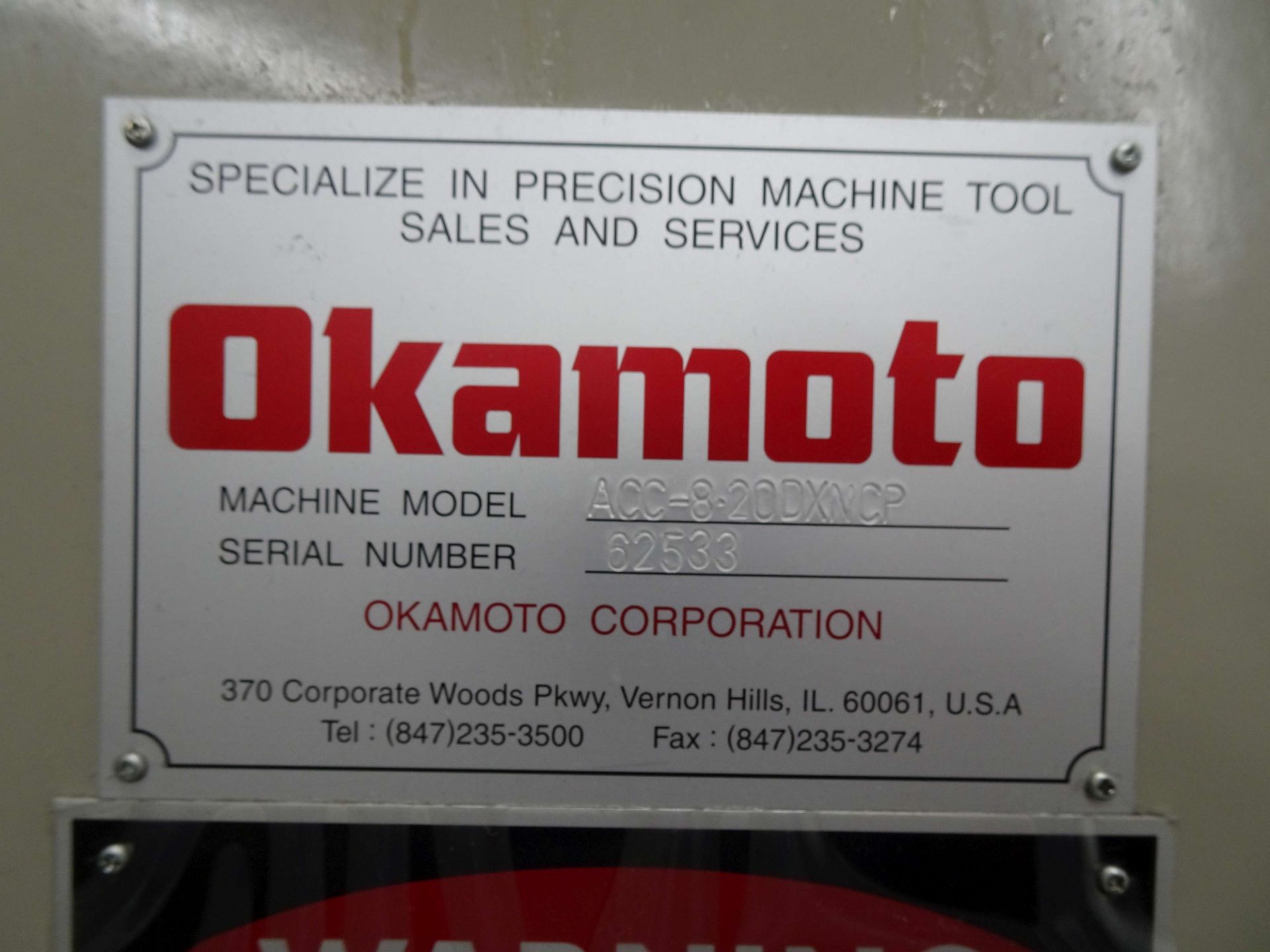 Okamoto 8" x 20" Grind-X CNC Grinder - Image 13 of 20