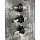 (3) Graflex CAT 50 Tool Holders Includes: (1) EPB-A700-30, (1) EPB-A780-30 and (1) EPB-A750-20