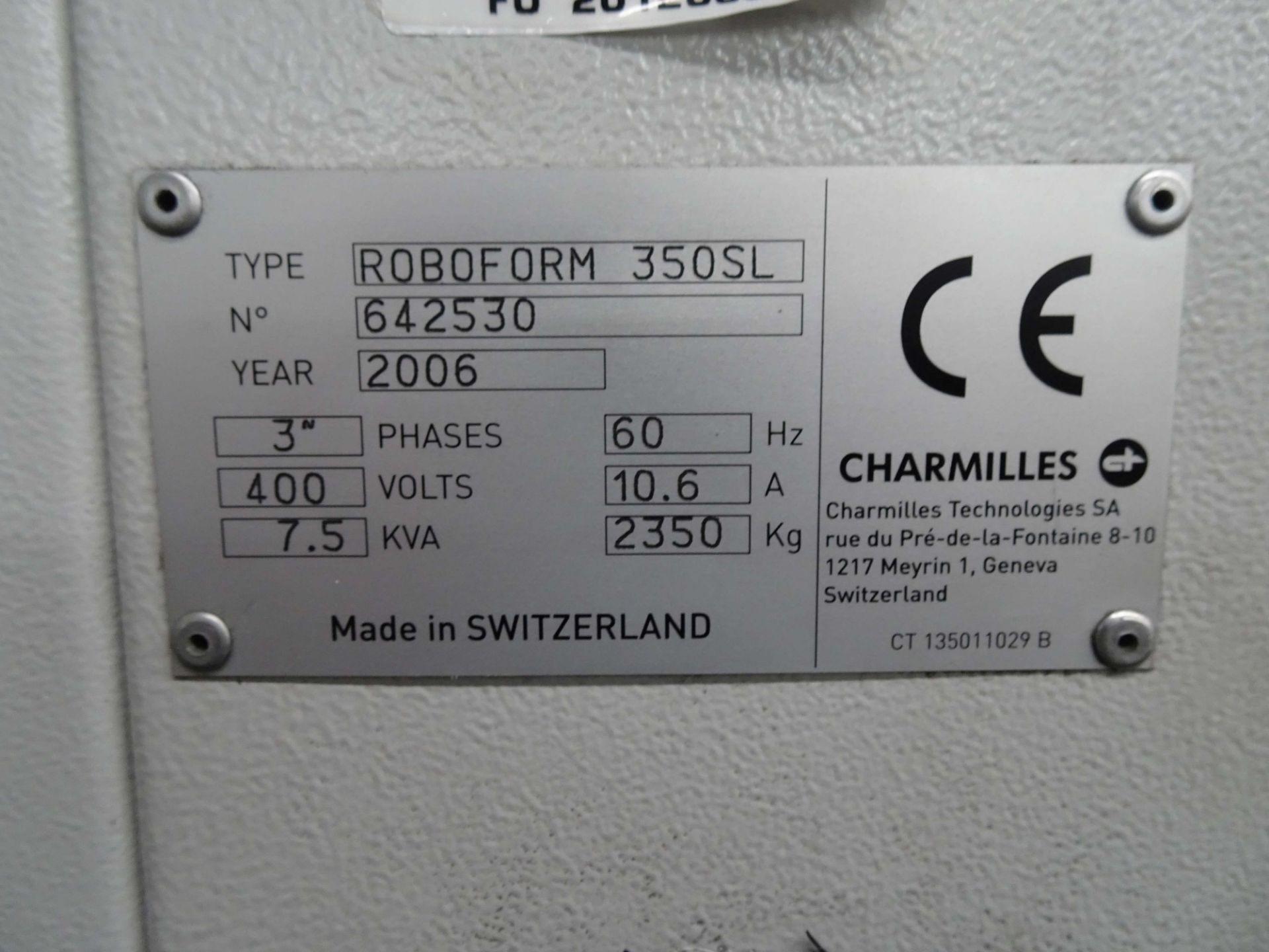 2006 Charmilles Roboform 350 CNC Sinker EDM - Image 13 of 16