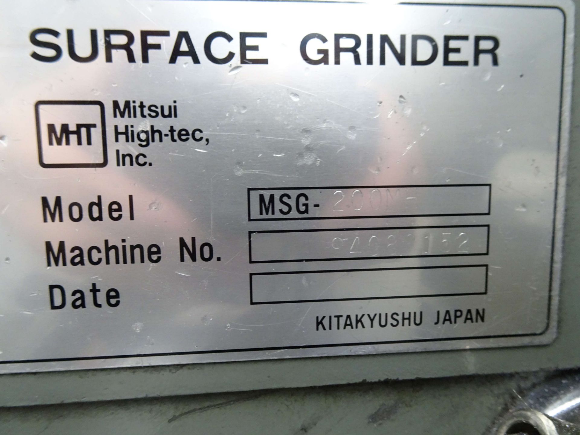 Mitsui MSG-200MH Surface Grinder - Image 7 of 7