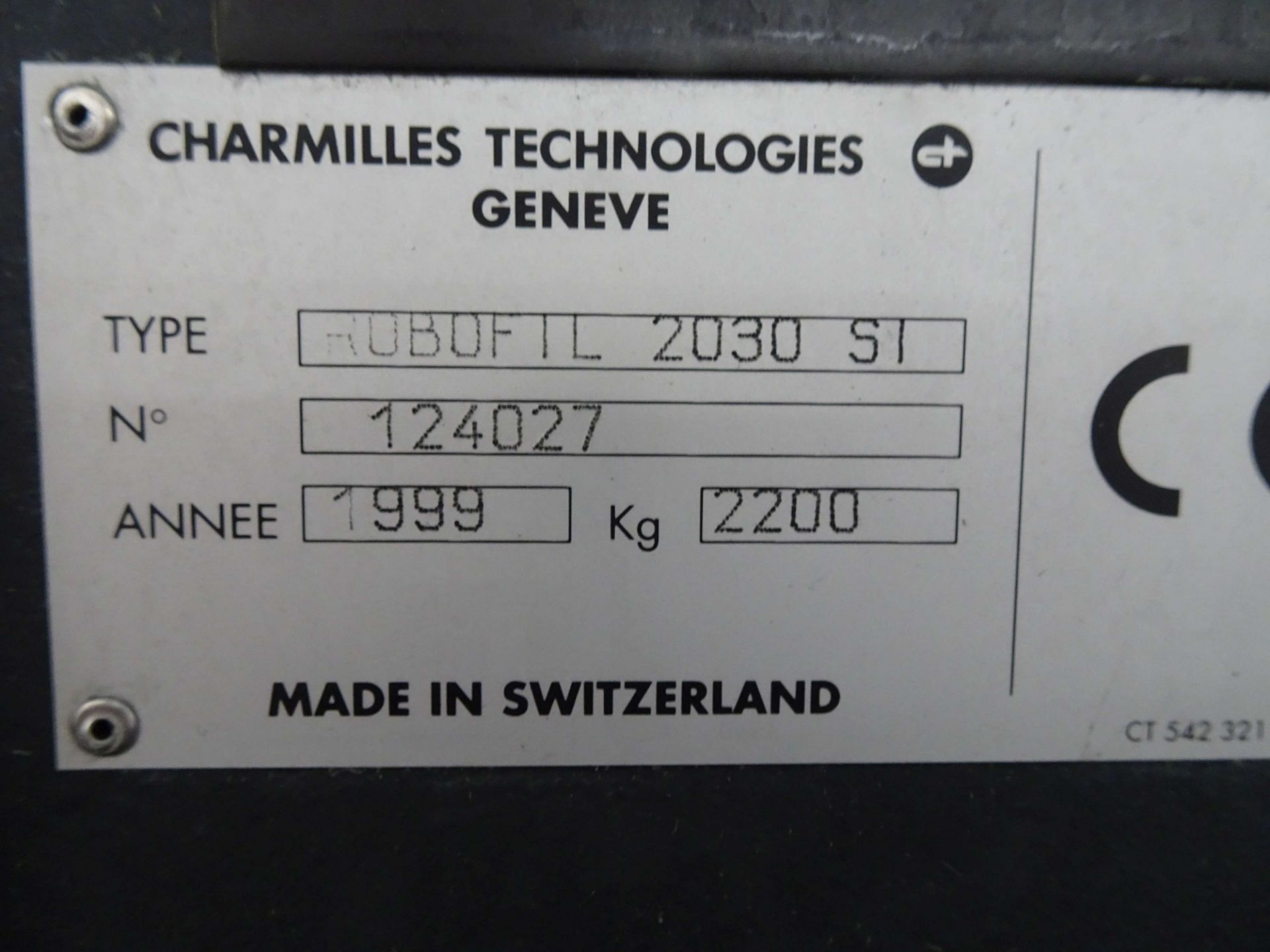 1999 Charmilles Robofil 2030SI CNC Wire EDM - Image 13 of 13