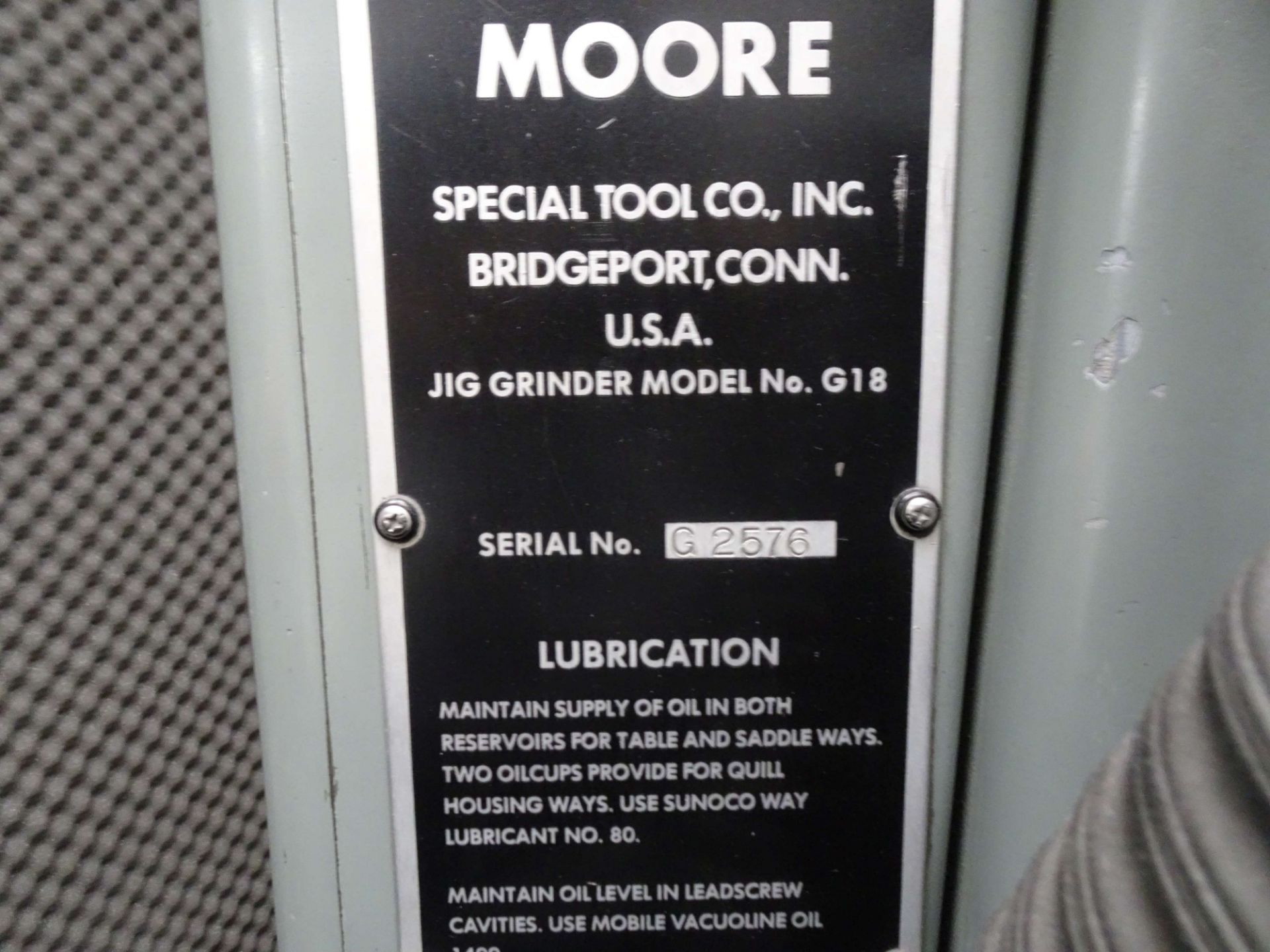 Moore G18 Jig Grinder - Image 10 of 12