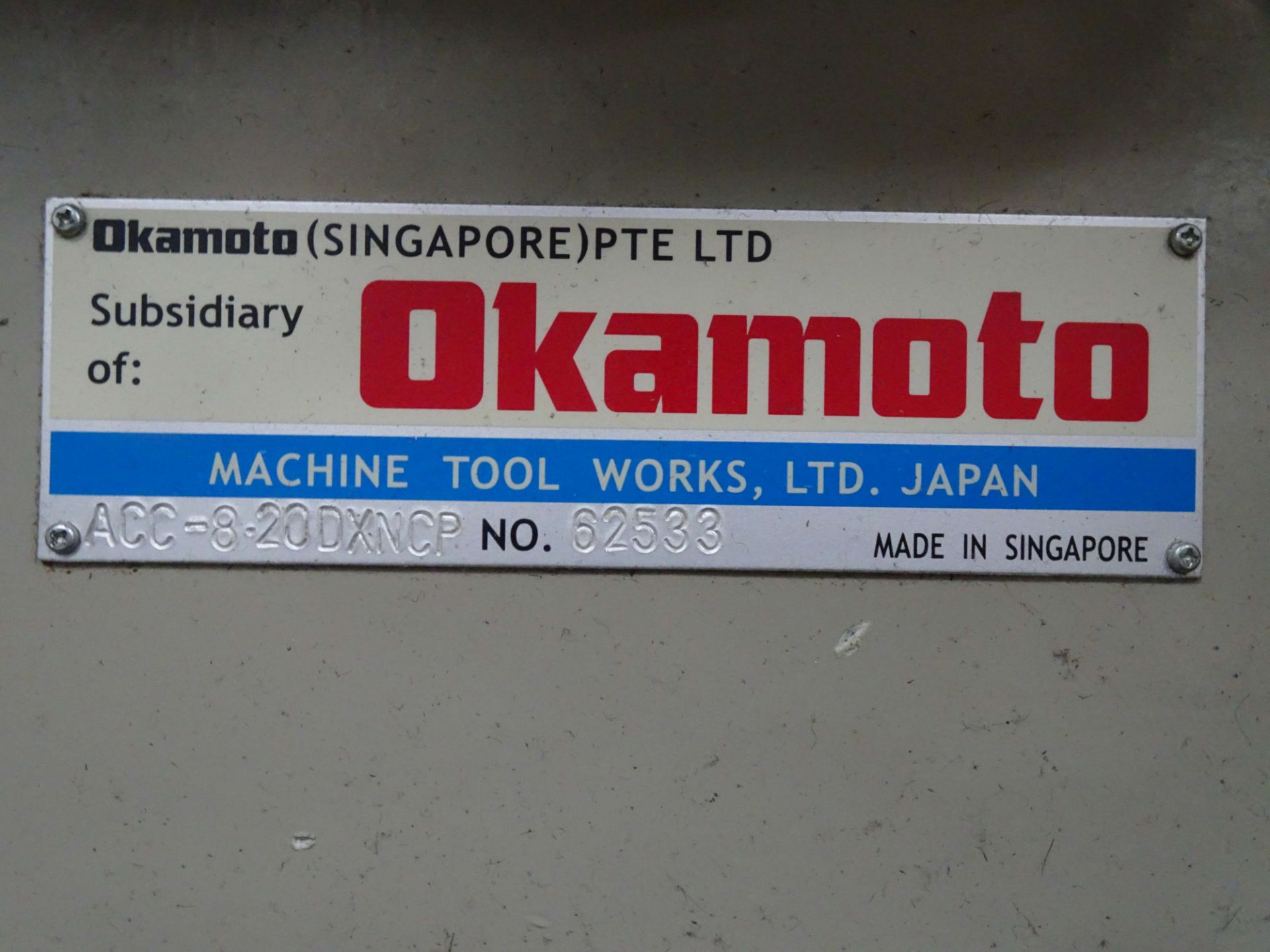 Okamoto 8" x 20" Grind-X CNC Grinder - Image 20 of 20