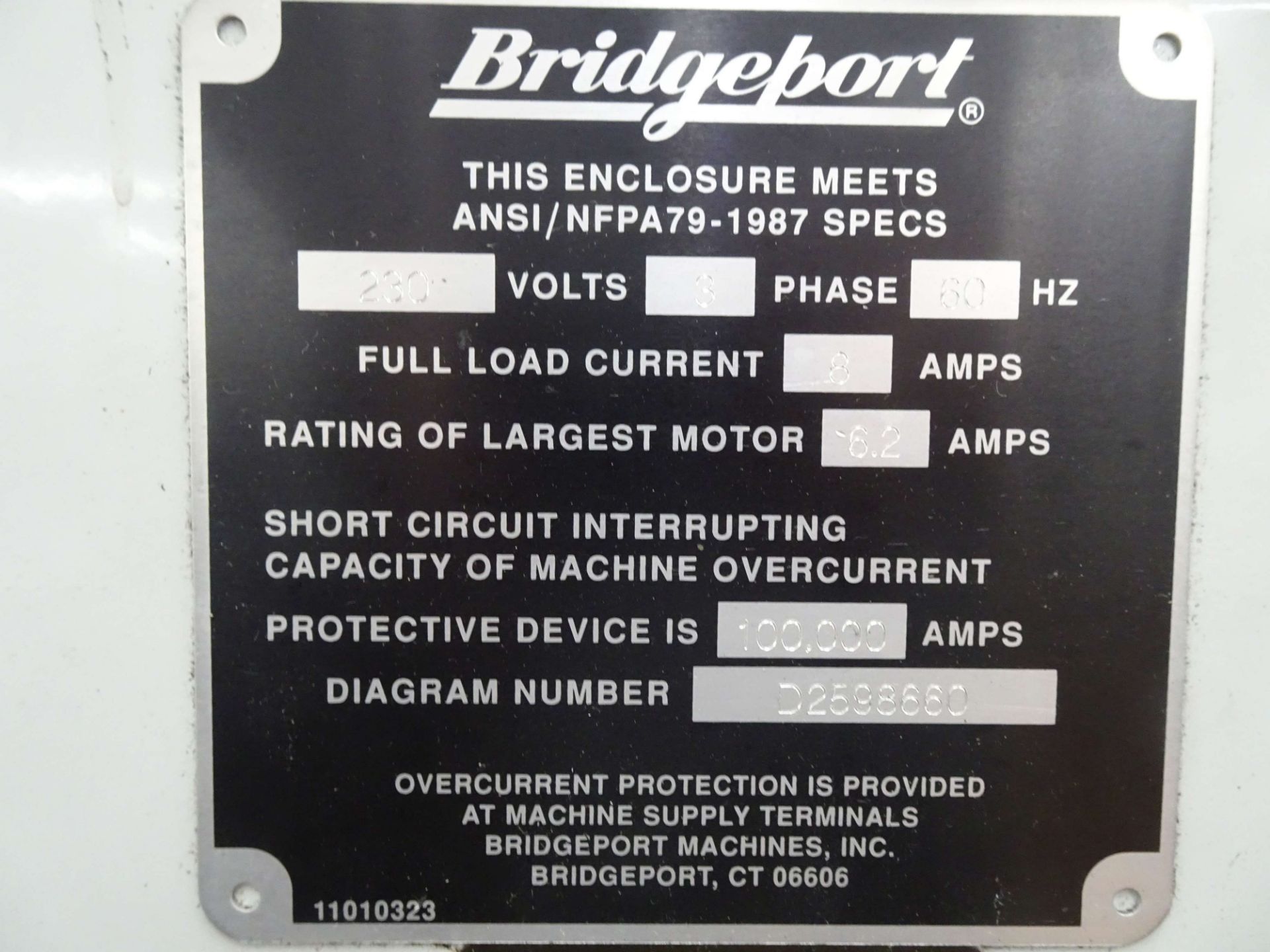 Bridgeport EZ-TRAK CNC Vertical Mill - Image 15 of 16