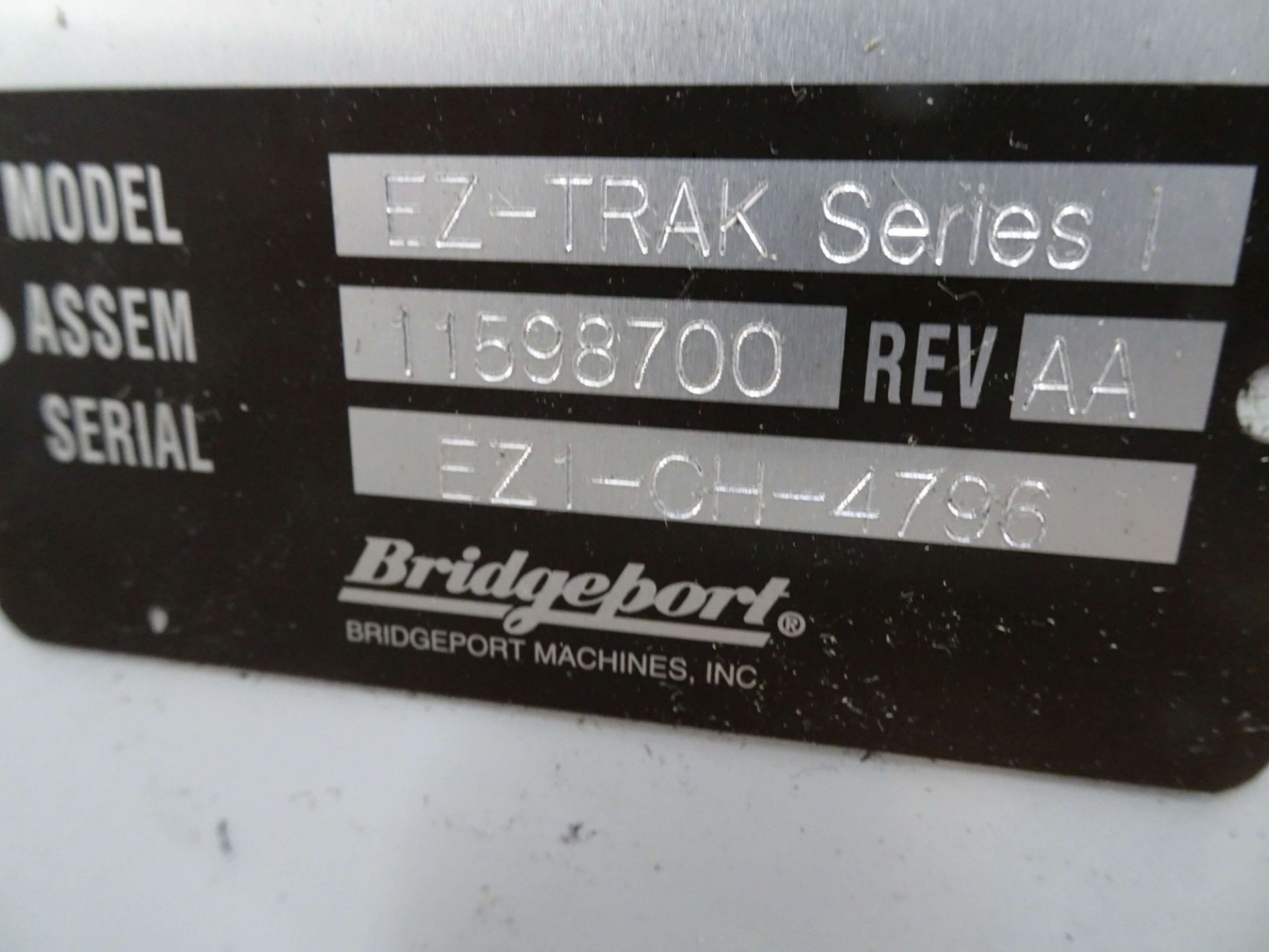 Bridgeport EZ-TRAK CNC Vertical Mill - Image 16 of 16