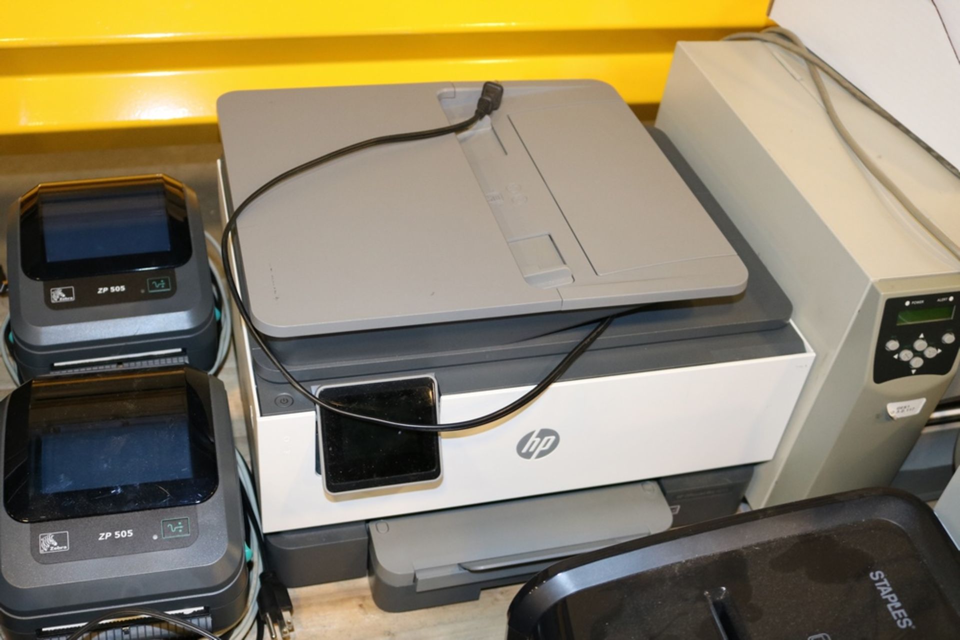 Zebra ZP 450 CTP Printer Labeler, (3) Xebra ZP 505 HP Lserjet P2055D, HP Offce Jet Pro 9015 Dell - Image 5 of 9