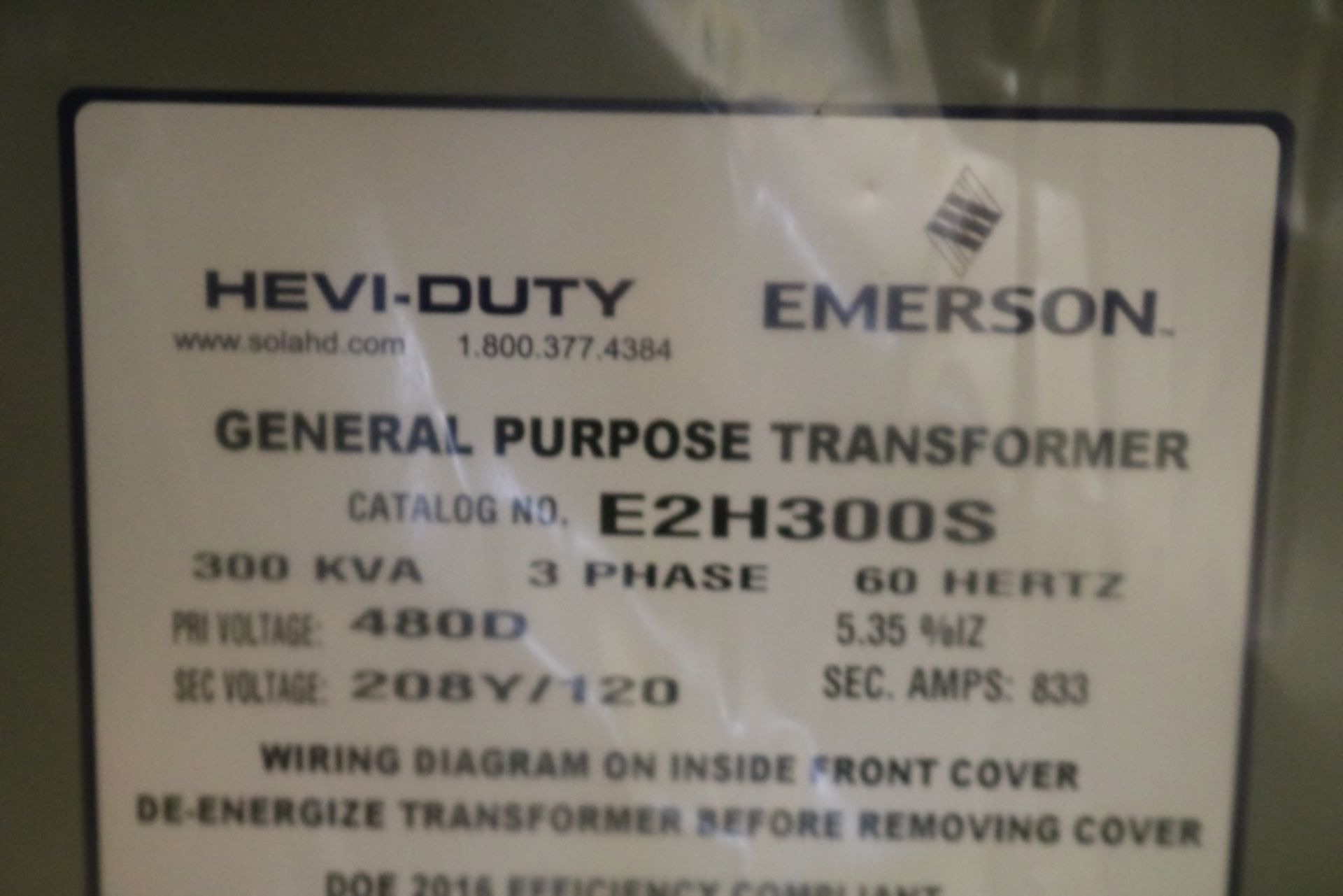 Remote Cover LEC (1650), New Transformer From Kirby Risk, Heavy Duty Emerson, General Purpose - Image 4 of 9