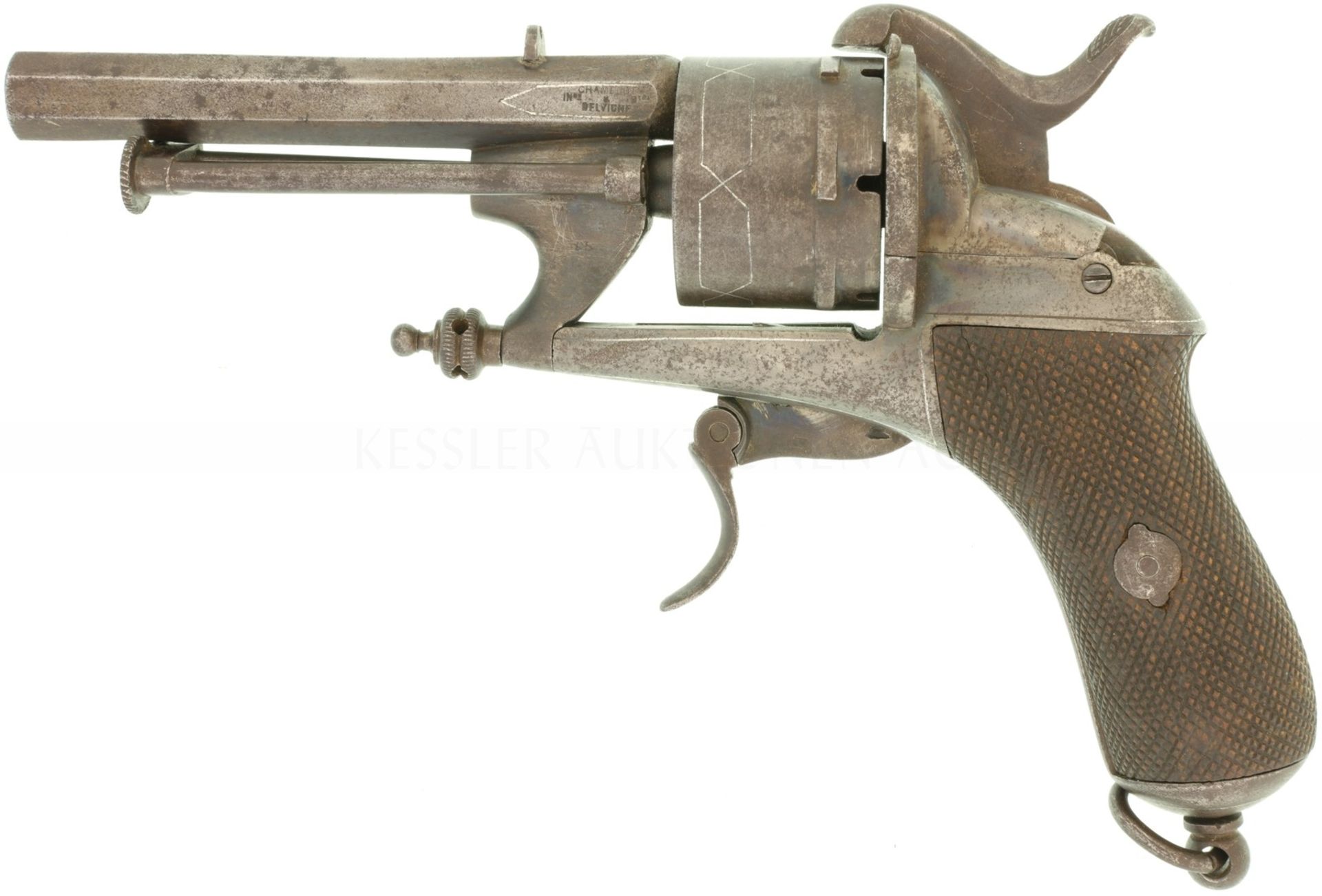 Stiftfeuerrevolver, Chamelot & Delvigne, Kal. 9mmLEF