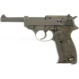 Pistole, Walther P38, cyq (Spreewerke Berlin), Kal. 9mmP