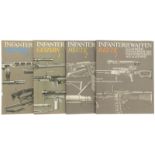 Konvolut von vier Büchern, Enzyklopädie der Infanteriewaffen 1918-1945 und 1945-1985