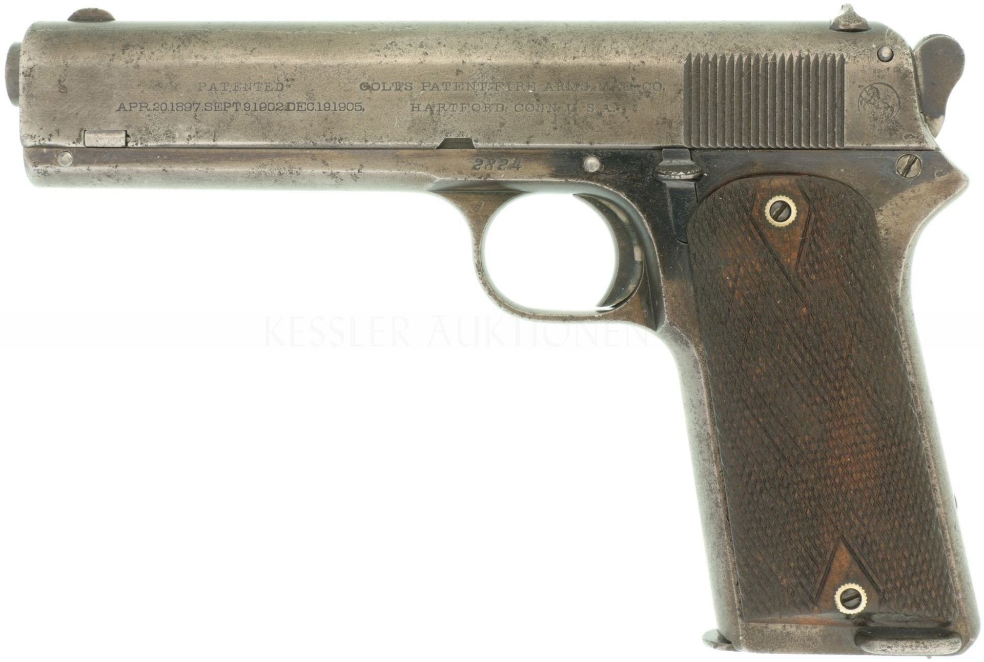 Pistole, Colt Mod. 1905 Military, Testwaffe für England, Kal. .45ACP