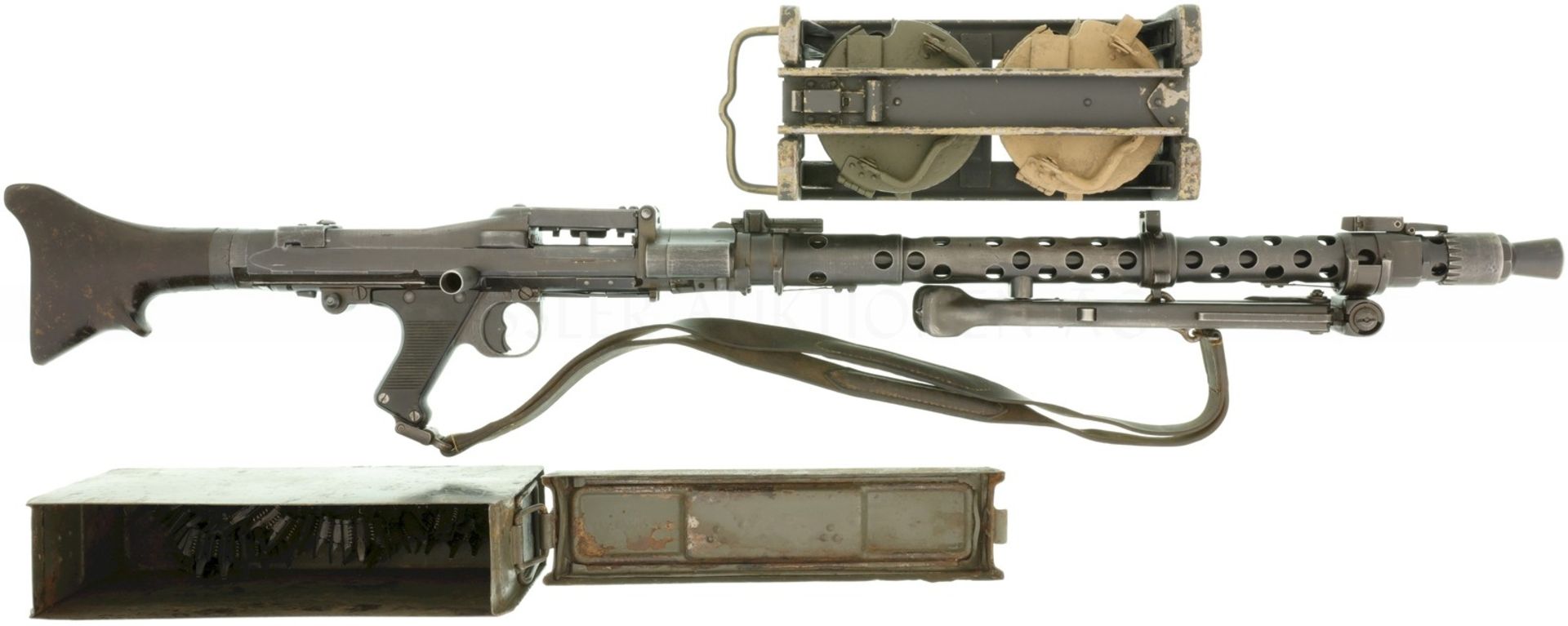 Maschinengewehr, deutsch. MG34, Herstellercode "dot 1944" (Waffenwerke Brünn) Kal. 8x57IS