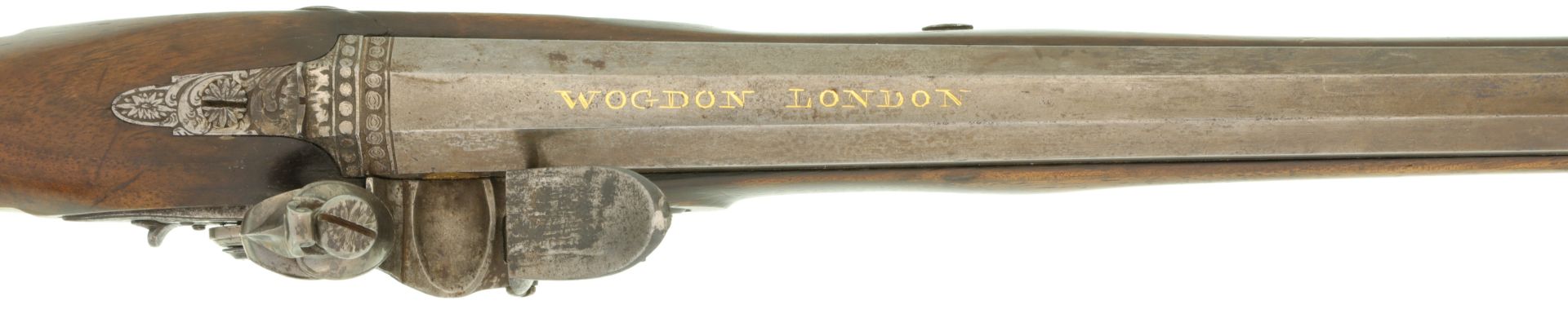 Steinschloss-Jagdpistole mit abnehmbarem Kolben, Wogdon London, Kal. 13mm - Image 7 of 9