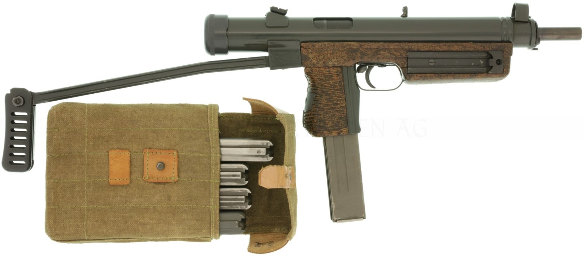 Maschinenpistole, tschechische Ordonnanz CZ Mod. VZ 26, Kal. 9mmP