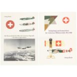 Konvolut, zwei Bücher über schweizer Luftwaffe