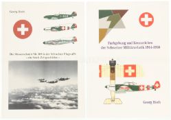 Konvolut, zwei Bücher über schweizer Luftwaffe