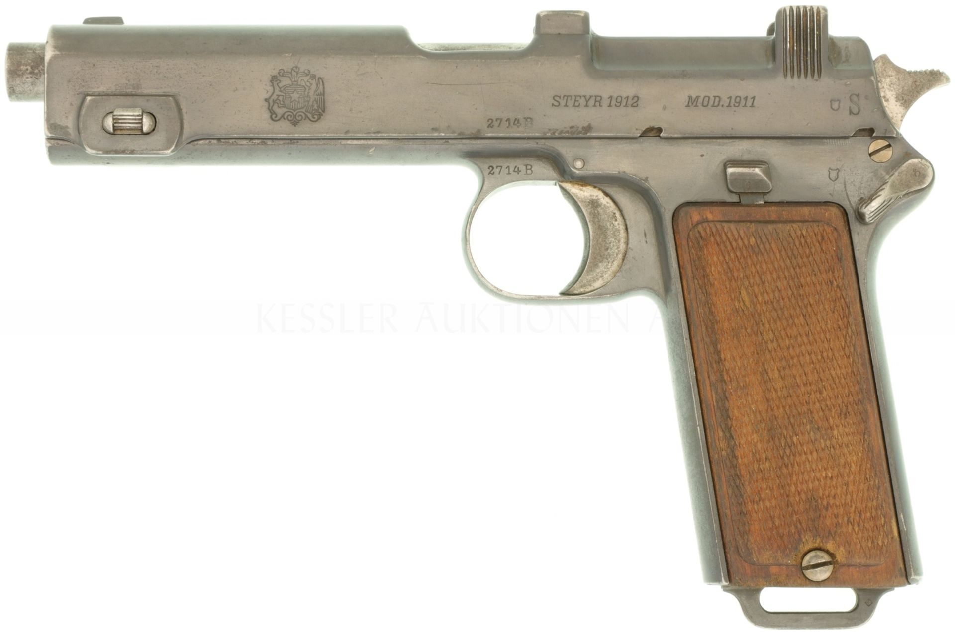 Pistole, Steyr 1912, Mod. 1911, Kal. 9mmSteyr