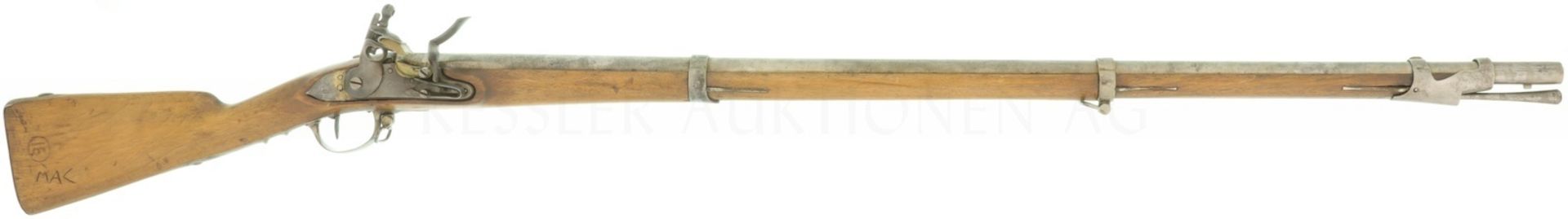 Steinschlossgewehr, Charleville Mod. 1777, Kal. 17.6mm