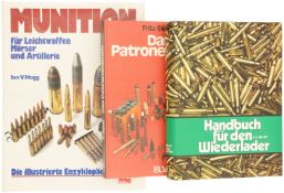 Konv. aus 3 Büchern zum Thema Munition und Wiederladen