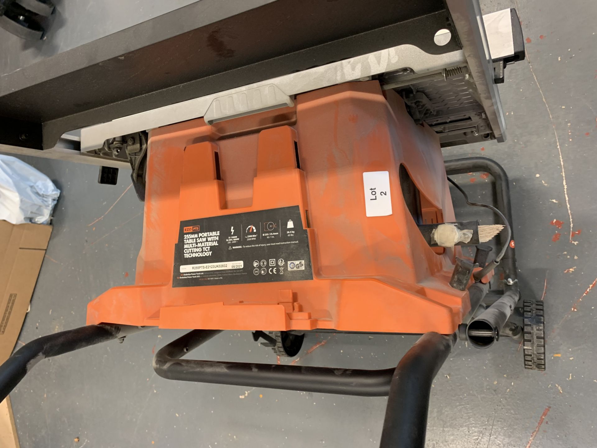 ﻿﻿R255 PTS Portable Table Saw - Image 2 of 5