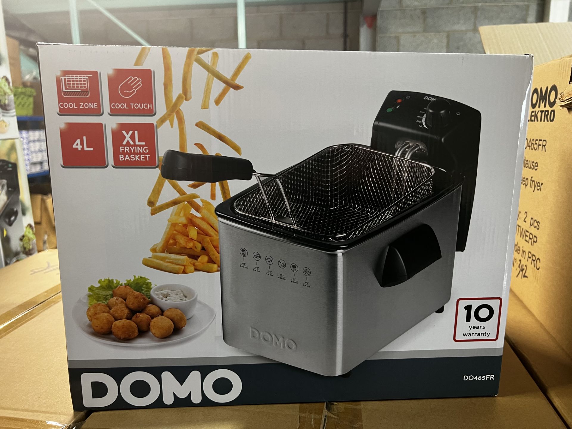 DOMO Deep Fryer SS 4L 3000W RRP £ 90