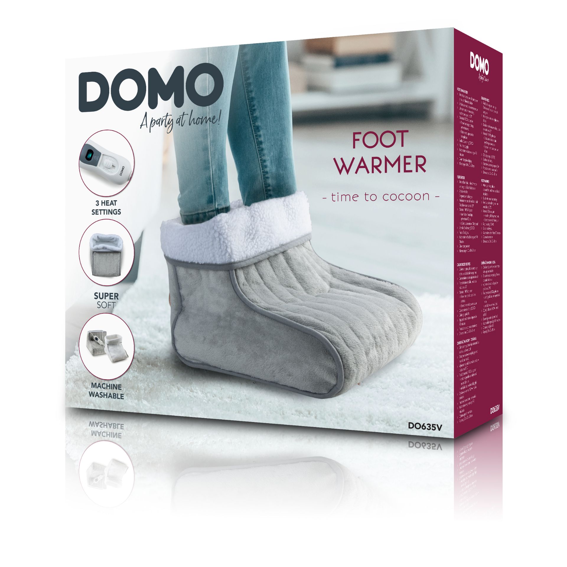 10 x DOMO Twin Super Soft Foot Warmers RRP £ 50 each