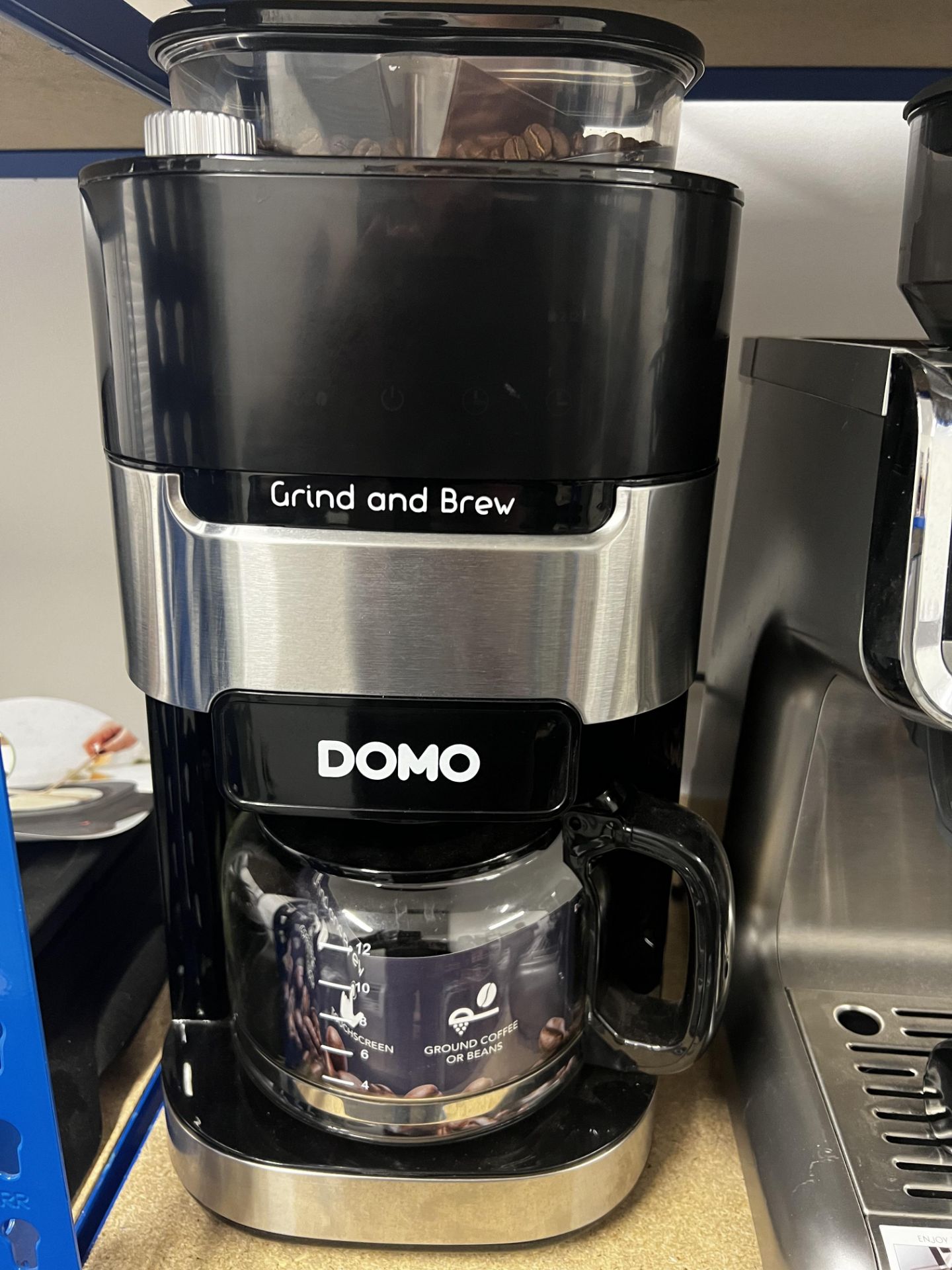 DOMO Grind & Brew coffee machine ex demo