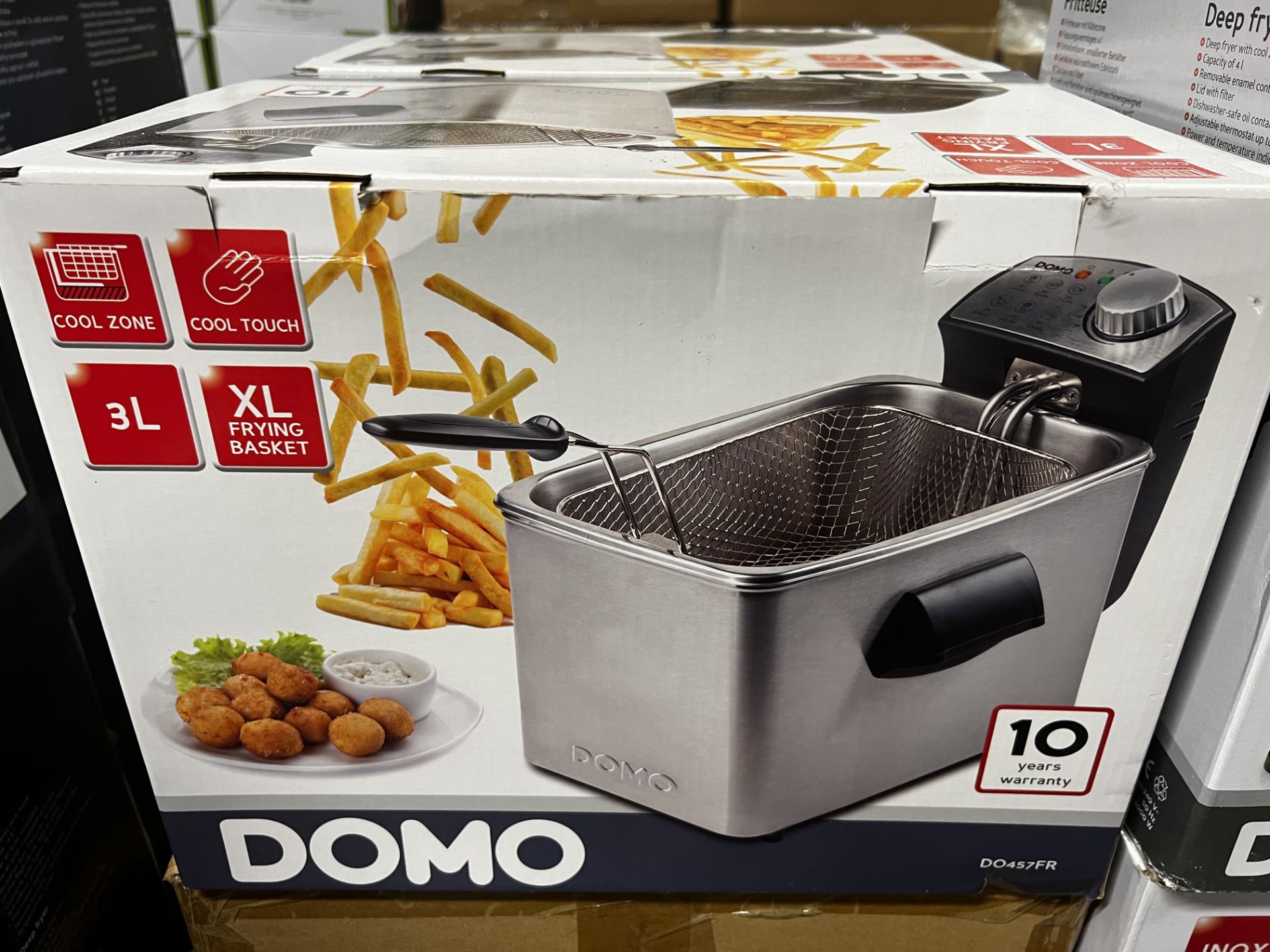 DOMO Deep Fryer 3L SS 2200W RRP £85