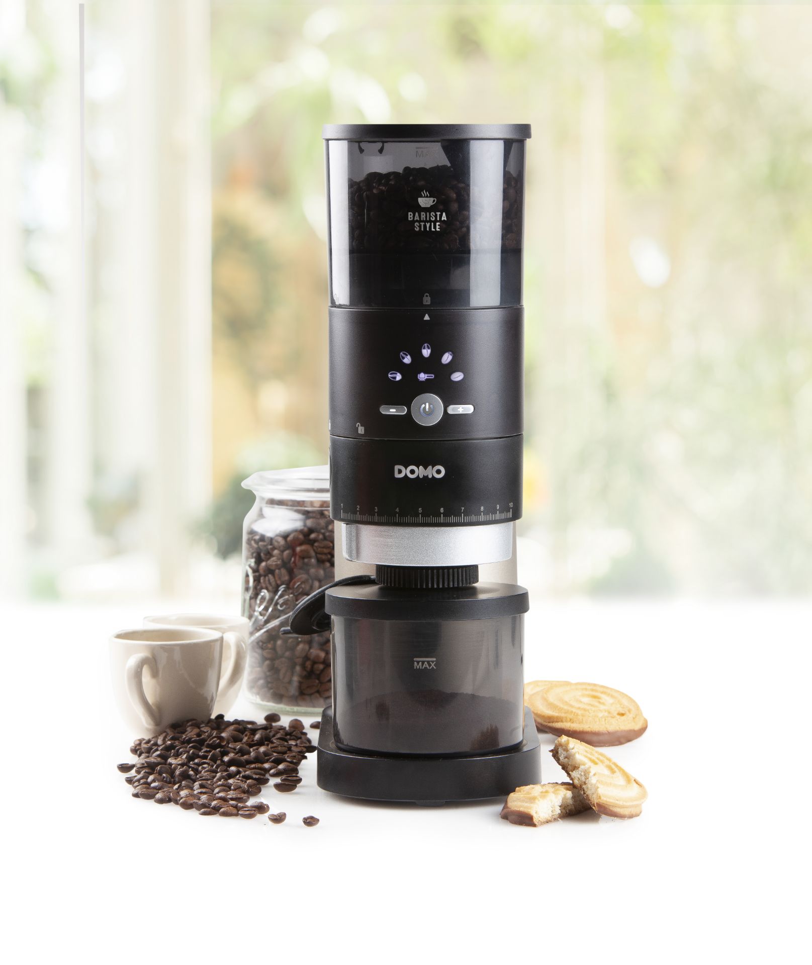 4 x DOMO Barista Style Coffee Grinder Black SS 120g Urban RRP £ 150 total £ 600 - Image 4 of 11