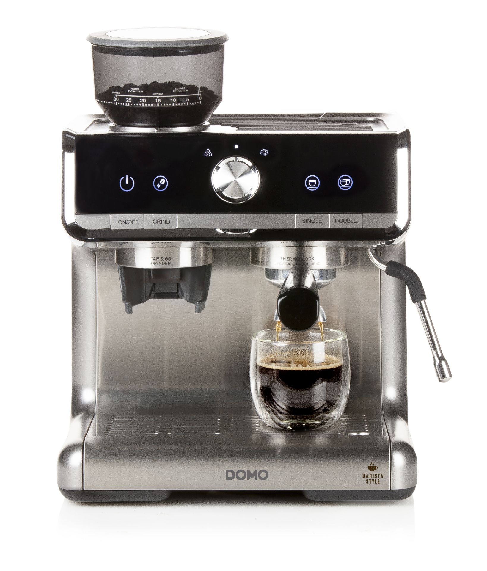 DOMO 15 bar Machine with Grinder RRP £ 450 - Image 10 of 10